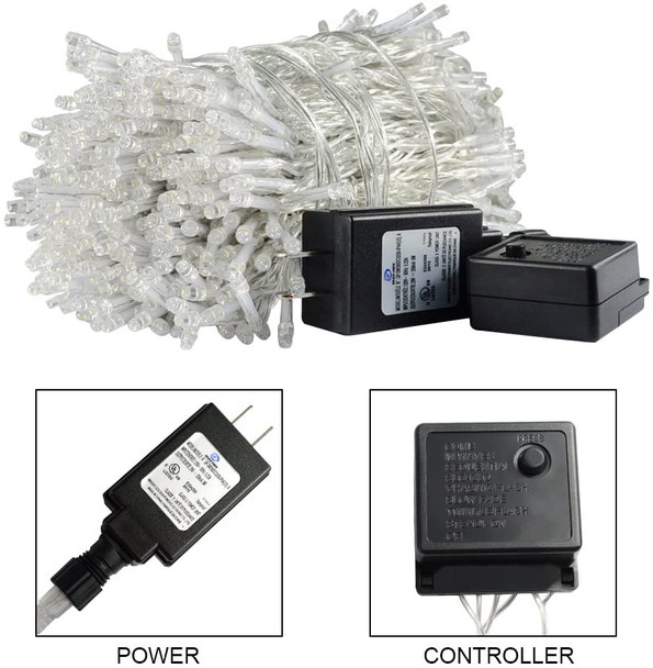 600 LED Curtain Icicle Lights with 8 Modes - Wholesale at Look4Computer Canada