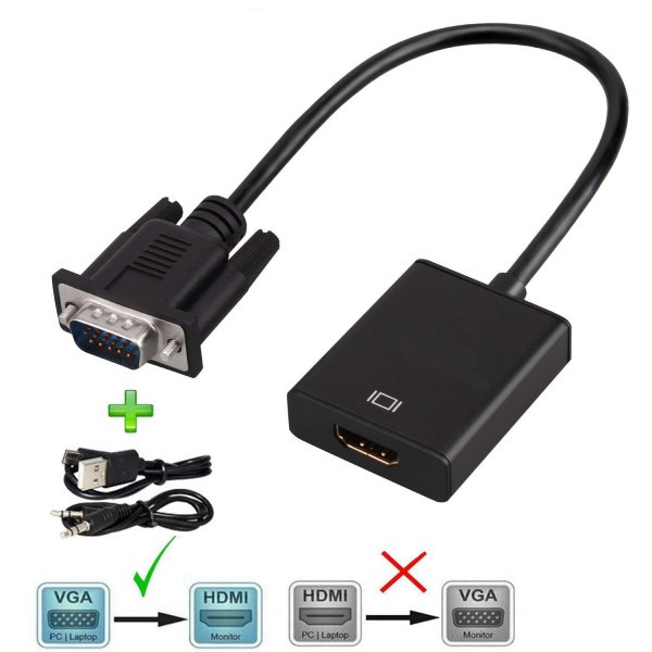 VGA + Audio to HDMI Converter - Wholesale at Look4Computer Canada