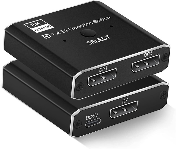 DisplayPort 8K 1.4  Bi-Direction Switcher - Wholesale at Look4Computer Canada