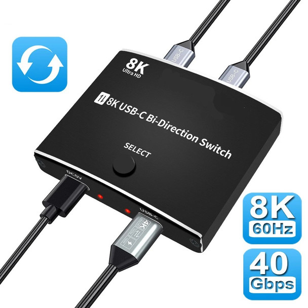 Thunderbolt 4 (USB C compatible)  Bi-Direction Switch