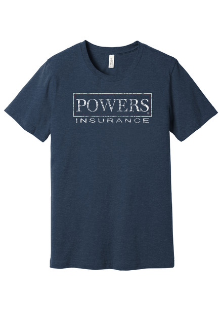 POWERS BELLA+CANVAS ® Unisex Heather CVC Short Sleeve Tee