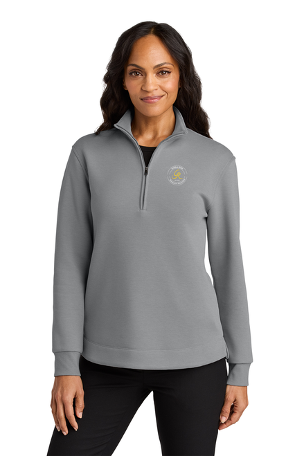 GOLDEN RULE Port Authority® Women’s Wearever Signature Double Pique 1/4-Zip