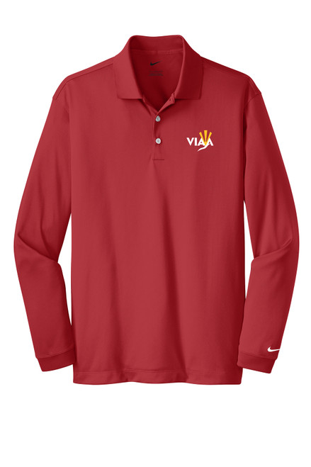 VIAA Nike Long Sleeve Dri-FIT Stretch Tech Polo