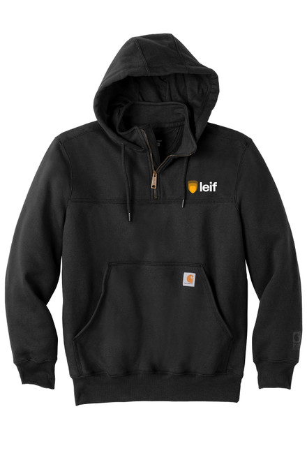 leif Carhartt ® Rain Defender ® Paxton Heavyweight Hooded Zip Mock Sweatshirt