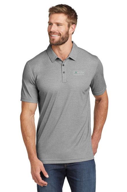POWERS CANNABIS TravisMathew Oceanside Heather Polo
