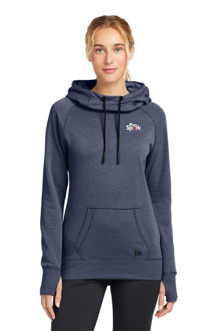 PRO SPARK New Era® Women's Tri-Blend Fleece Pullover Hoodie