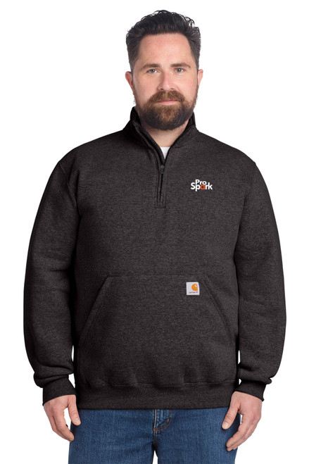 PRO SPARK Carhartt® Midweight 1/4-Zip Mock Neck Sweatshirt