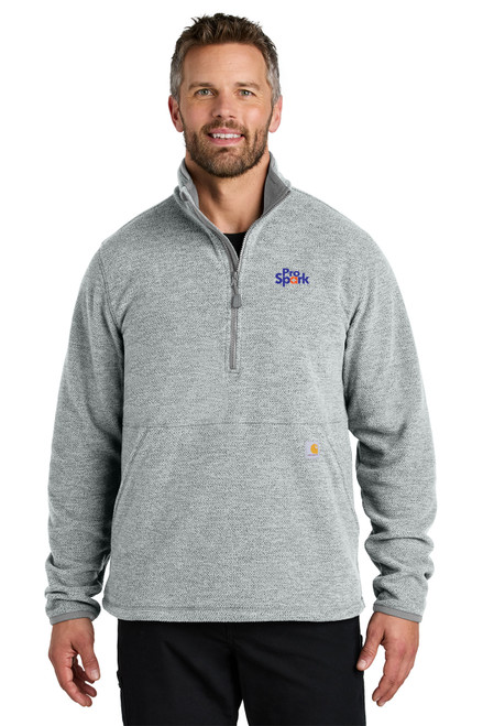 PRO SPARK Carhartt® Textured 1/2-Zip Fleece Jacket