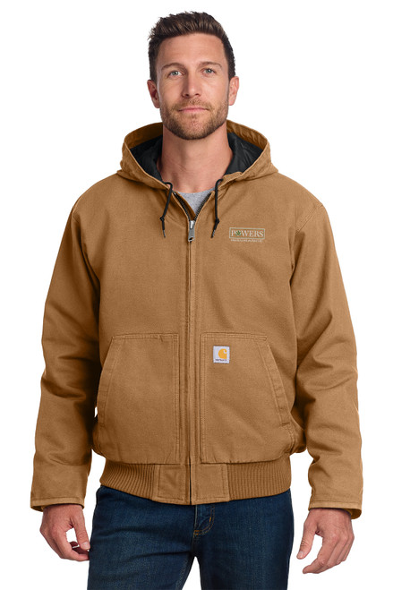 POWERS CANNABIS Carhartt® Washed Duck Active Jacket