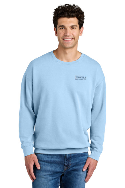 POWERS Comfort Colors® Lightweight Crewneck Sweatshirt