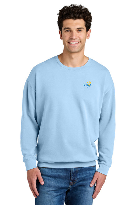 VIAA Comfort Colors® Lightweight Crewneck Sweatshirt