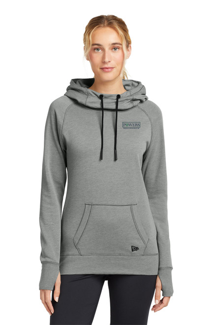 POWERS CANNABIS New Era® Women's Tri-Blend Fleece Pullover Hoodie