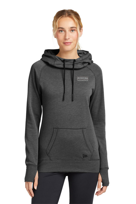 POWERS New Era® Women's Tri-Blend Fleece Pullover Hoodie