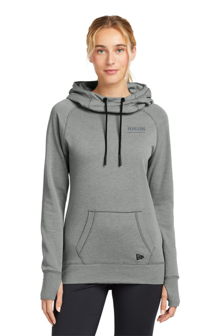 POWERS New Era® Women's Tri-Blend Fleece Pullover Hoodie
