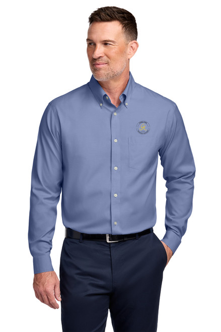 GOLDEN RULE Brooks Brothers® Wrinkle-Free Stretch Pinpoint Shirt