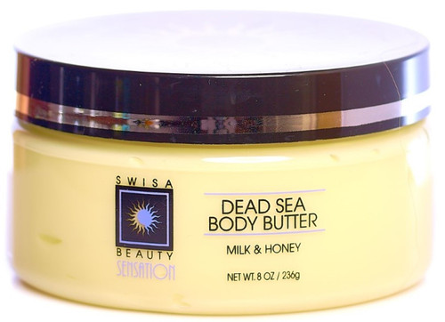 Dead Sea Body Butter Milk and Honey - Thick and creamy skin softener leaves the body silky smooth and refreshed - MOQ 36.