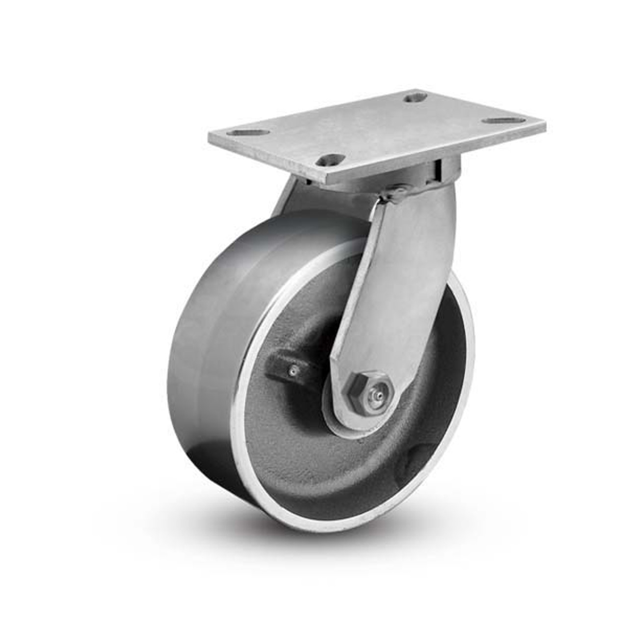 8" x 4" Forged Steel Swivel Caster-2