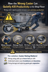 How the Wrong Caster Can Quietly Kill Productivity on the Shop Floor