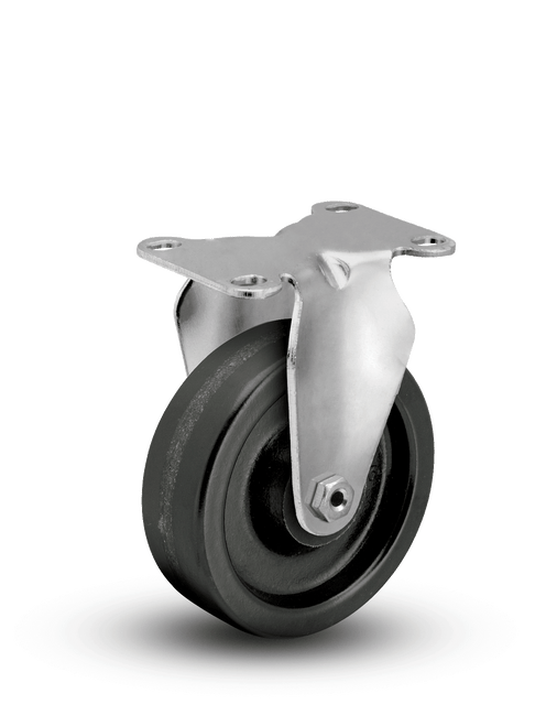 2" x 15/16" Cast Iron Rigid Caster 2" x 15/16" Cast Iron Rigid Caster