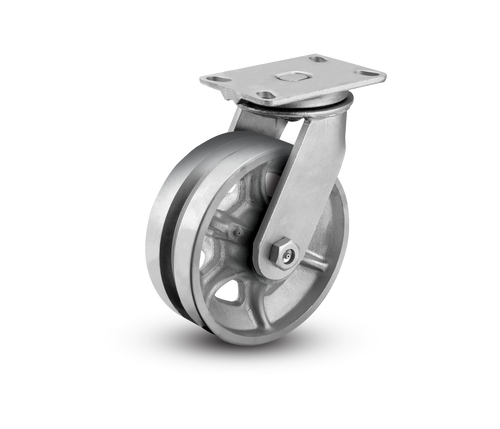 8" x 2" V-Groove Swivel Caster-2 8" x 2" V-Groove Swivel Caster-2
