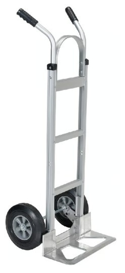 Aluminum Dual Handle (Hard Rubber Wheel)