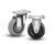 3" x 1" Polyolefin Rigid Caster 3" x 1" Polyolefin Rigid Caster
