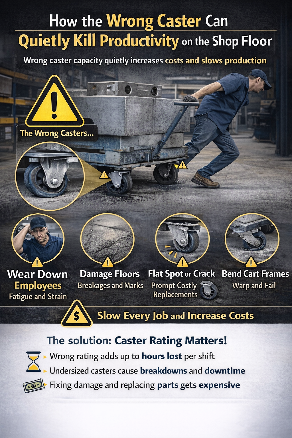 How the Wrong Caster Can Quietly Kill Productivity on the Shop Floor ...