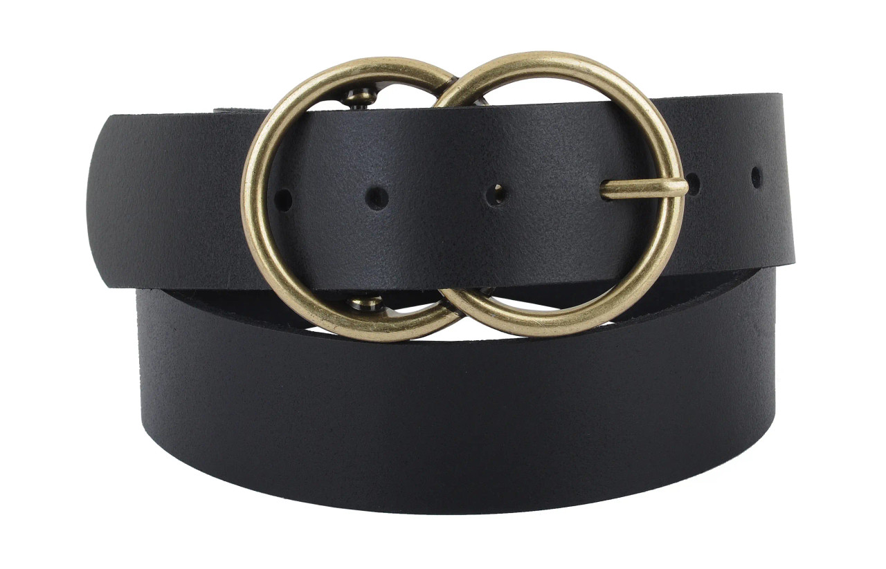 circle buckle belt
