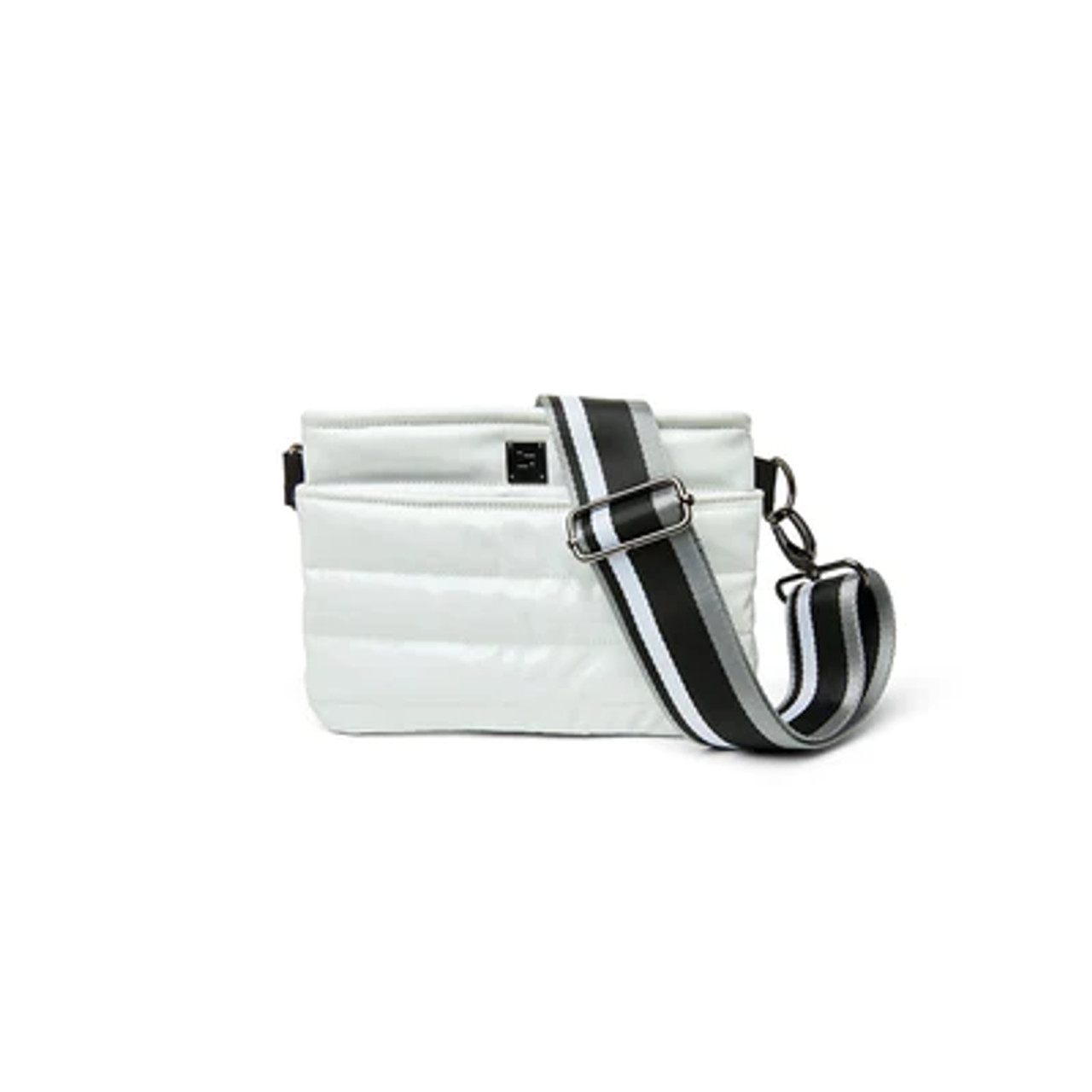 Bum Bag White Patent