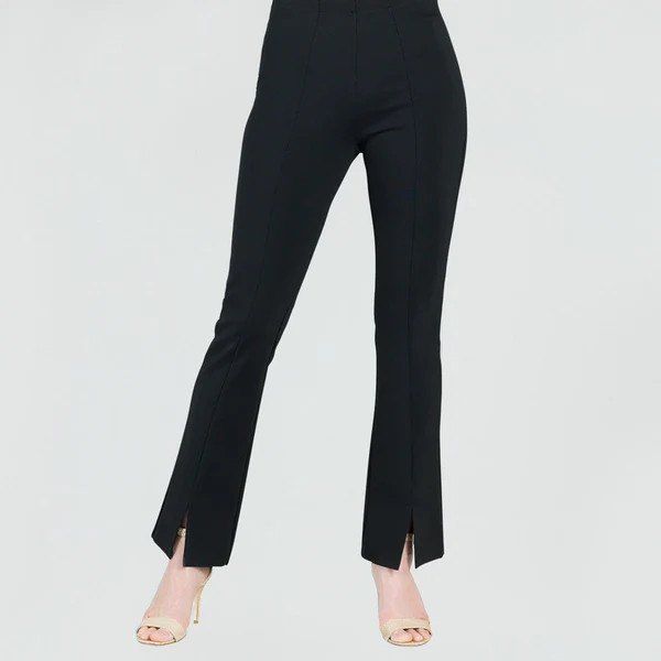 Shop Ponte Kick Front Slit Pant From Clara Sunwoo -- Scout and