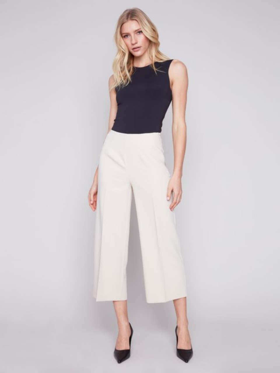 Side Zipper Wide Leg