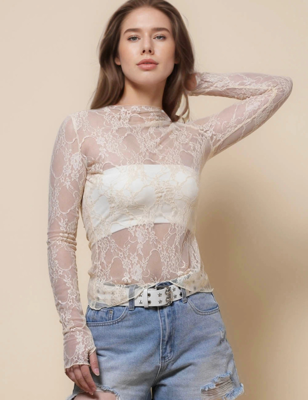 Shop Lace Turtle Top From Sweetkarma -- Scout & Molly's at North