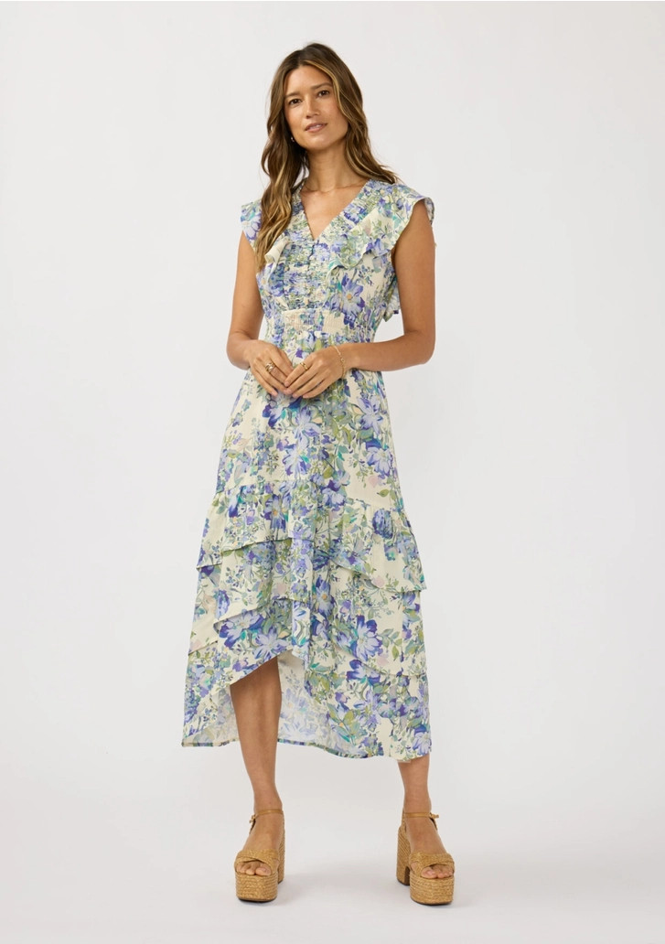 Dusty Lilac Midi Dress