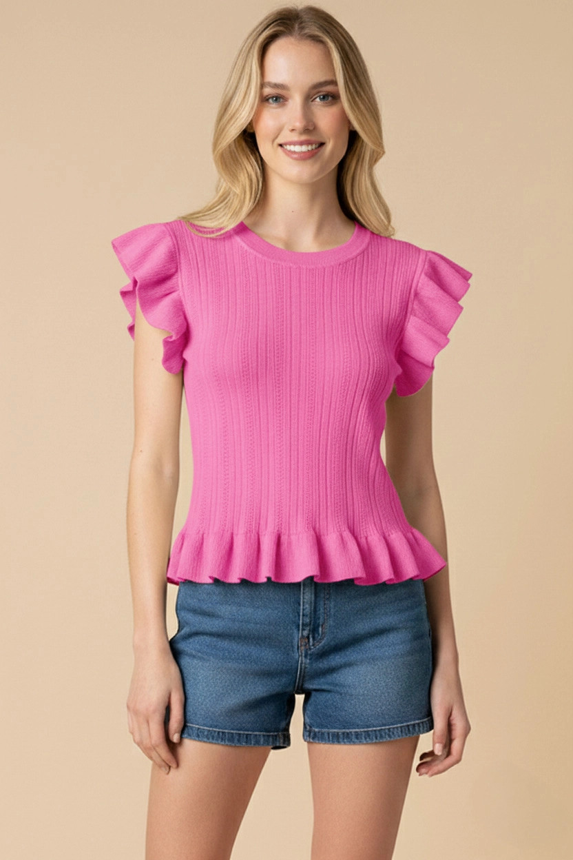 Roops Ruffled Top - Scout and Molly's North Bethesda