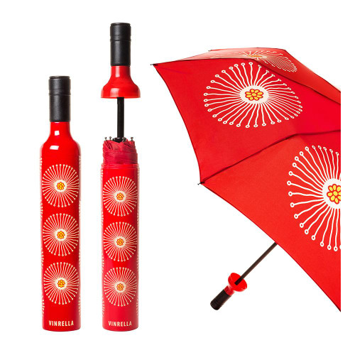 Wine Bottle Umbrella - Flora