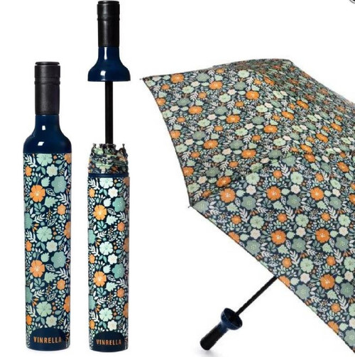 Wine Bottle Umbrella - In Bloom