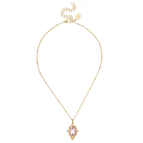 Pink Pendance Chain Necklace