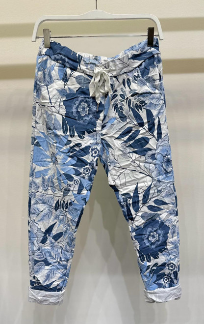 Blue Tropic Joggers