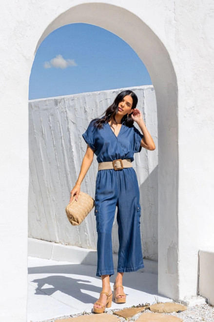 Tencel Cargo Jumpsuit