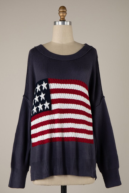 Crochet Flag Sweater