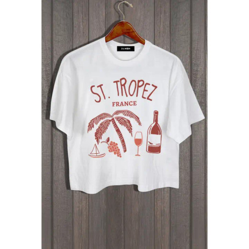 St. Tropez White Tee