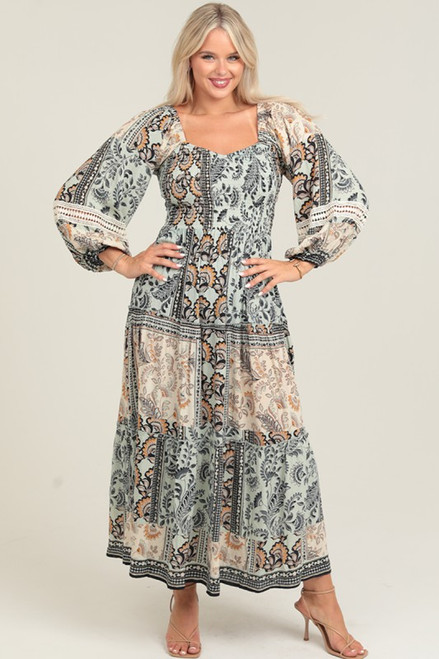 Sweetheart Neck Maxi