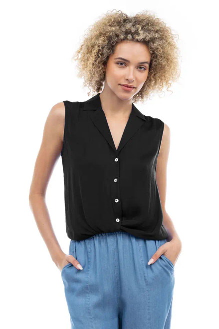 Jan Front Knot Top