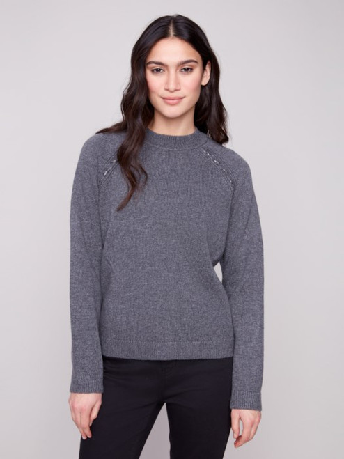 CB Faux Leather Top
