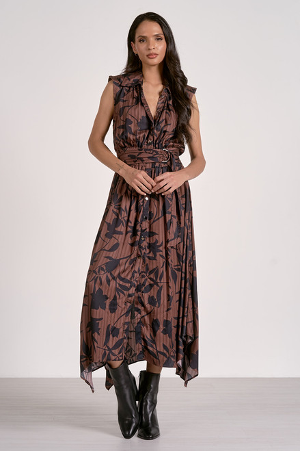 Foliage Midi Dress