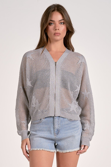 Aria Silver Sweater