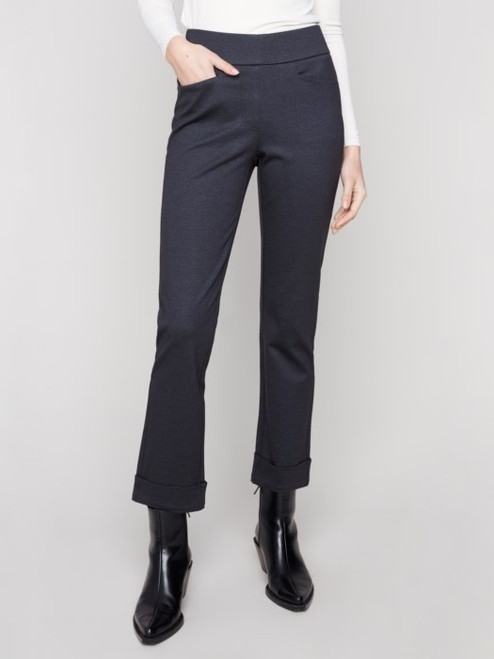Cuffed Ponte Pants