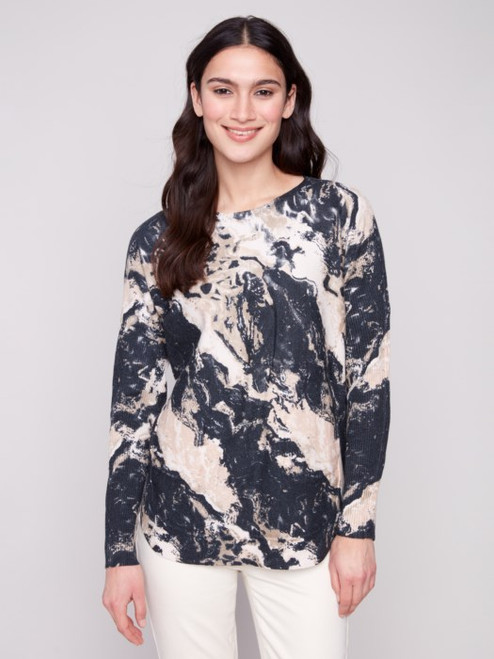 Granite Print Top