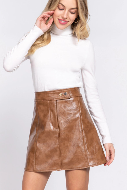 A Line Mini Skirt