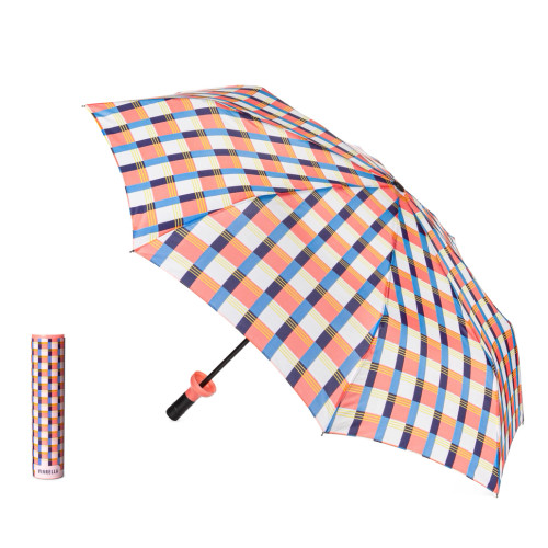 Wine Bottle Umbrella - Checkers